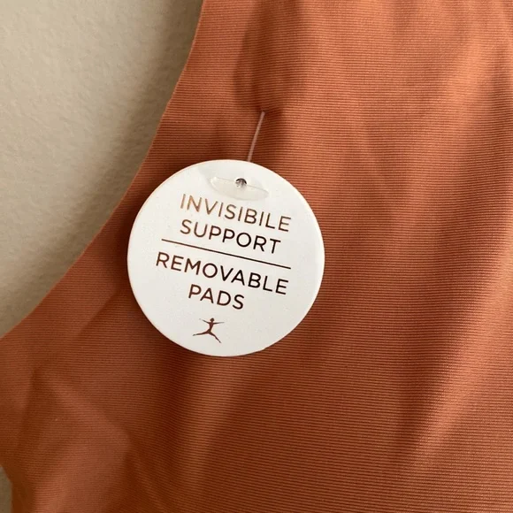 NWOT! Danskin terracotta longline sports bra top - Picture 3 of 7